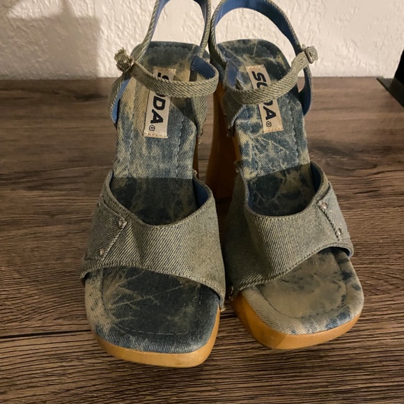 Denim Heels - Picture 2 of 2